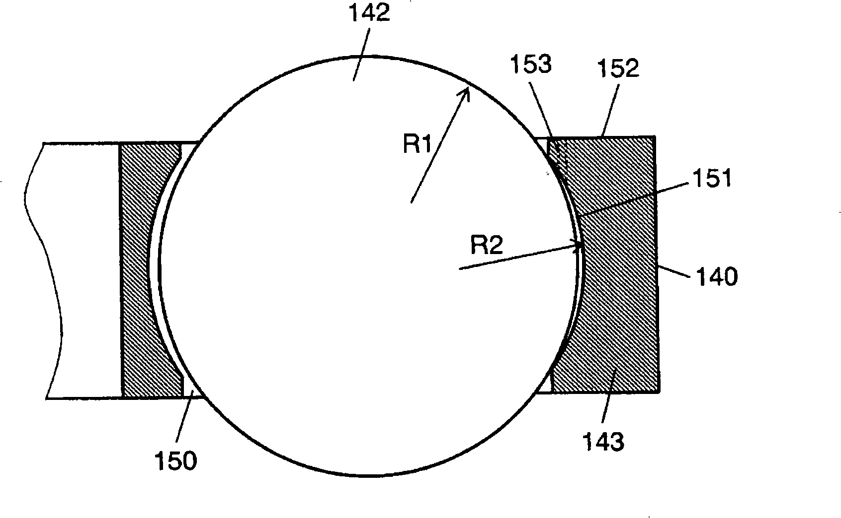 Hermetic reciprocating compressor with thrust ball bearing