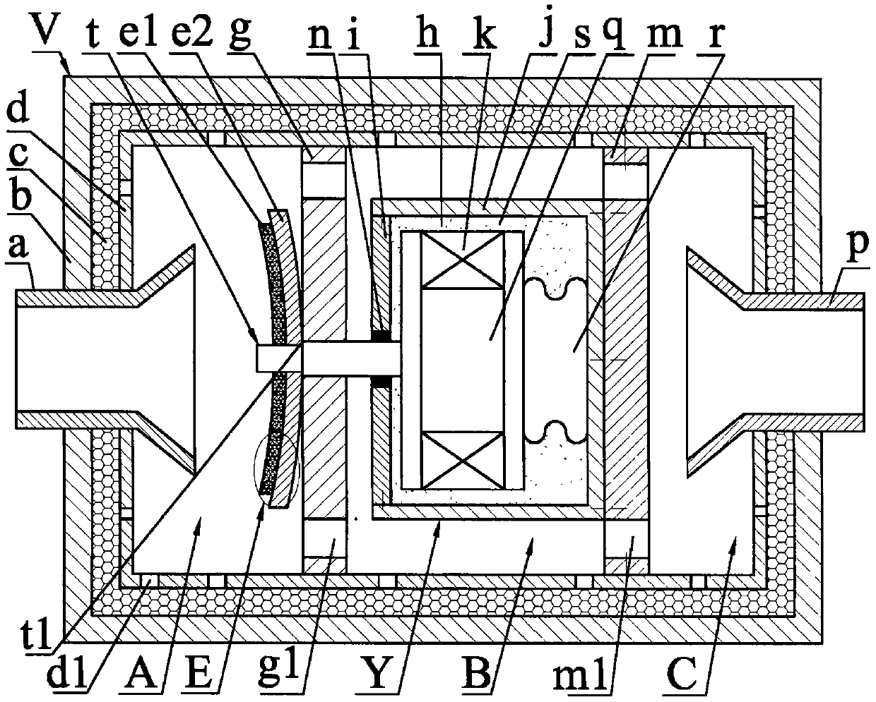 A magneto-rheological active sound-absorbing muffler for automobile engine exhaust system