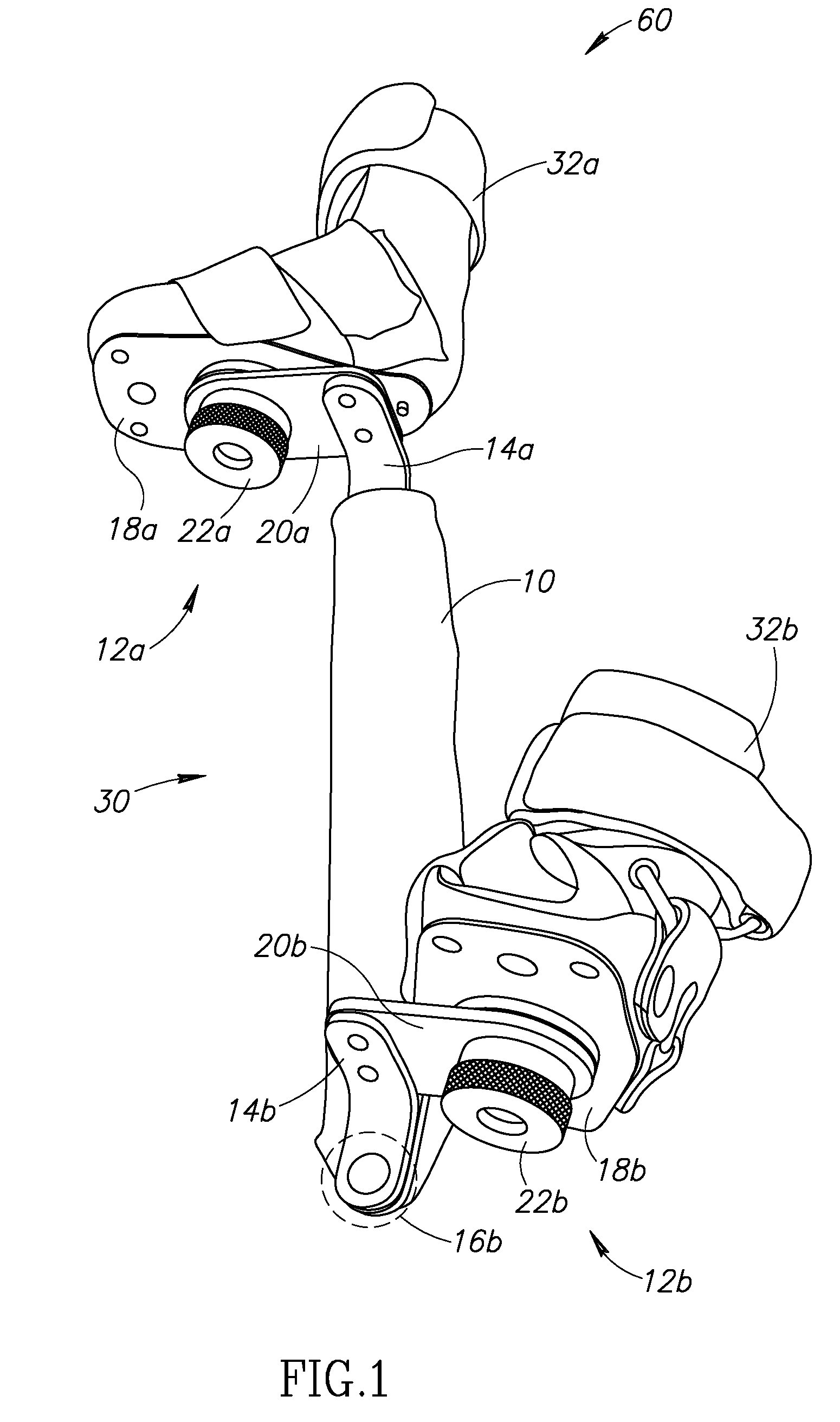 Orthotic clubfoot device