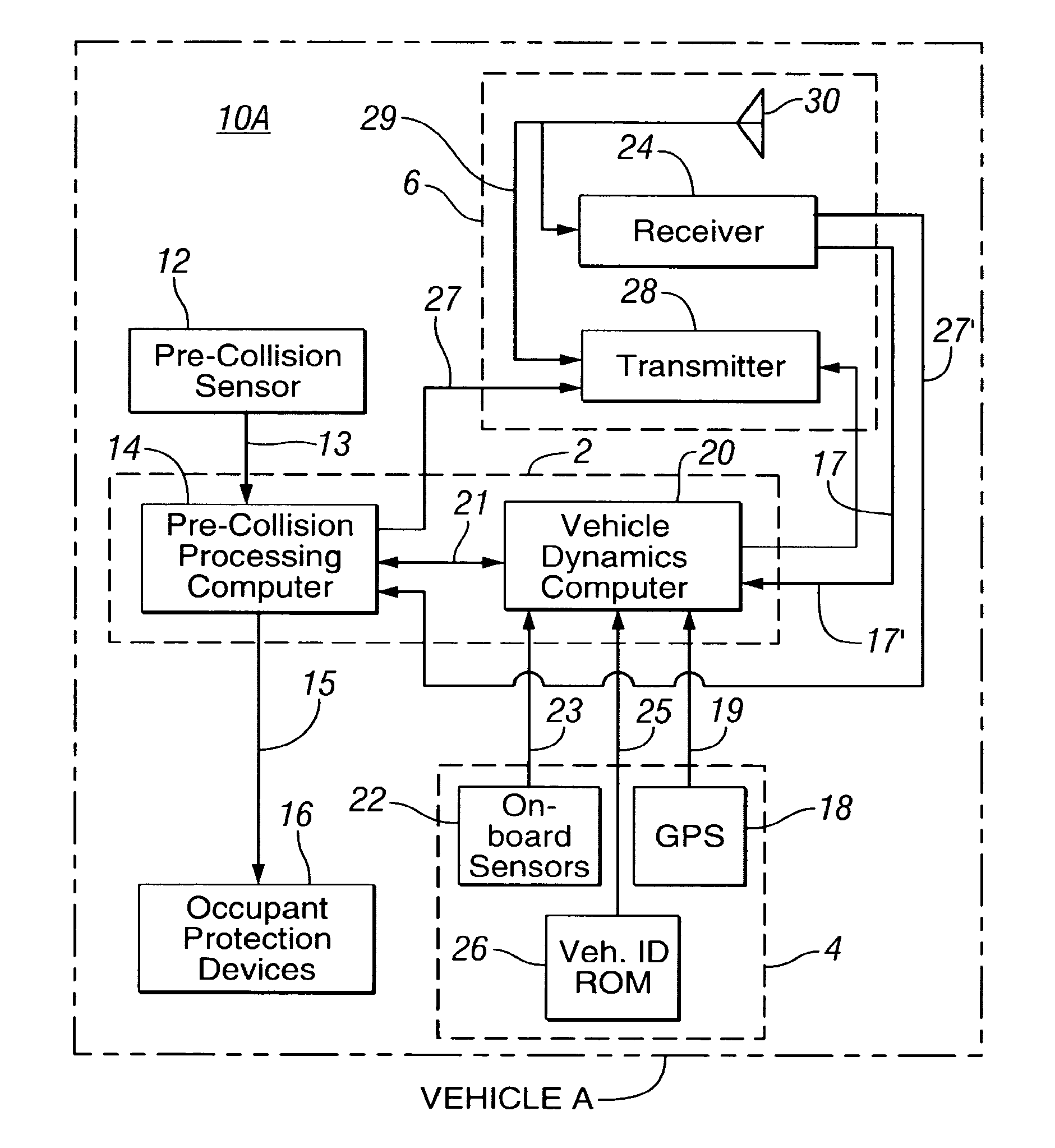 Pre-collision assessment of potential collision severity for road vehicles