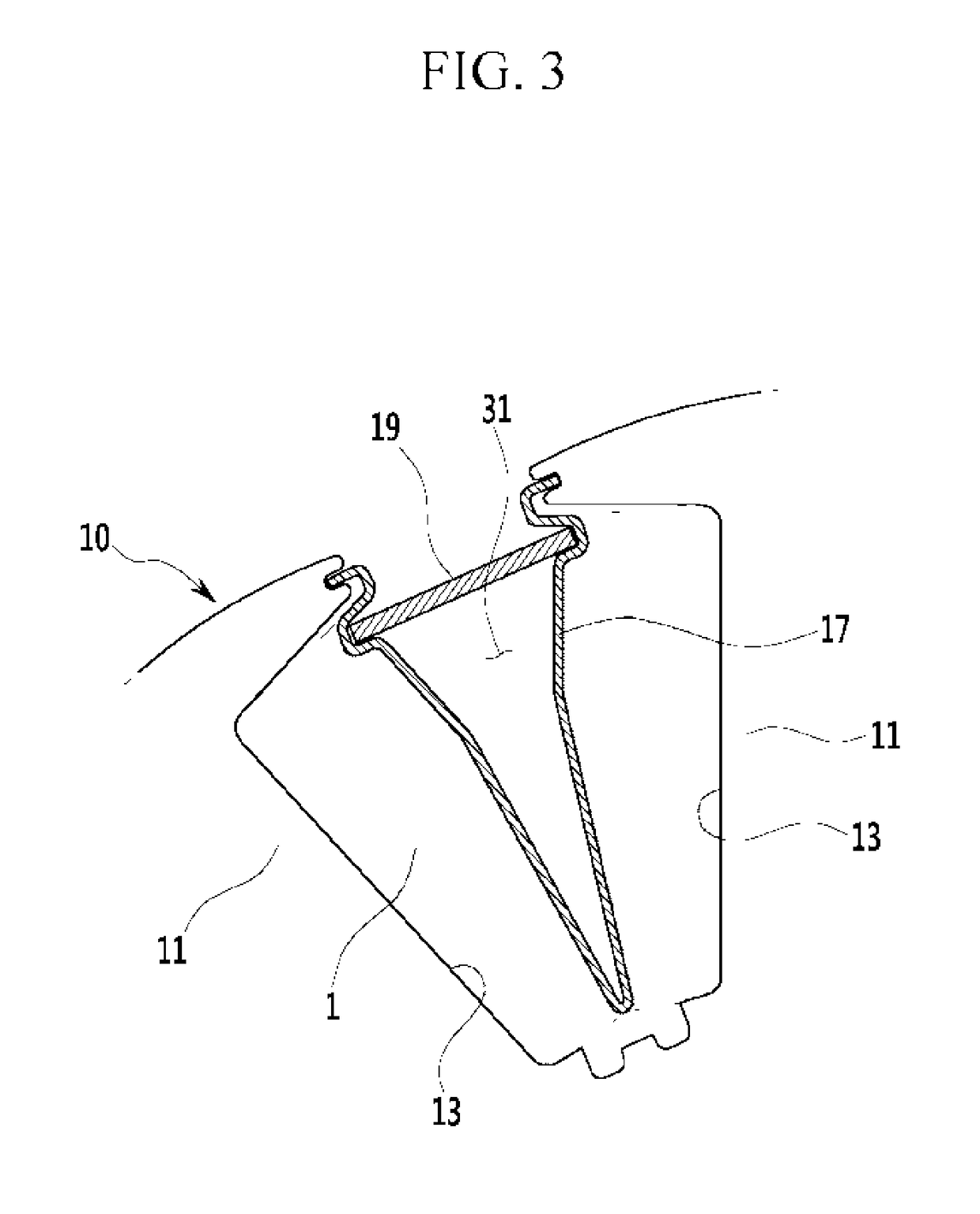 Rotor structure of wound rotor driving motor