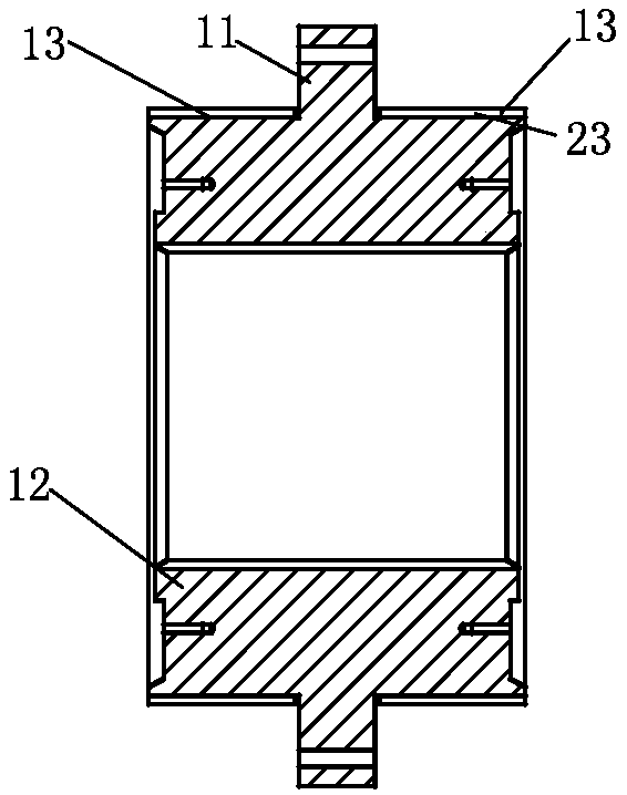 Driving gear of large type excavator for open-pit mine