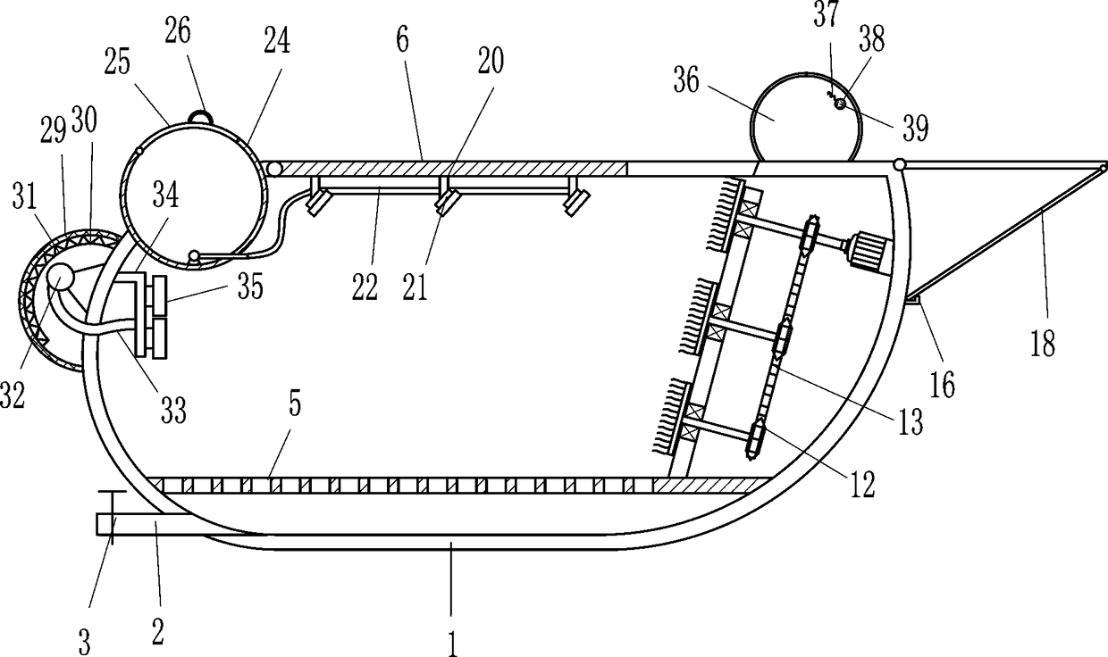 Auxiliary patient bathing equipment for bath care