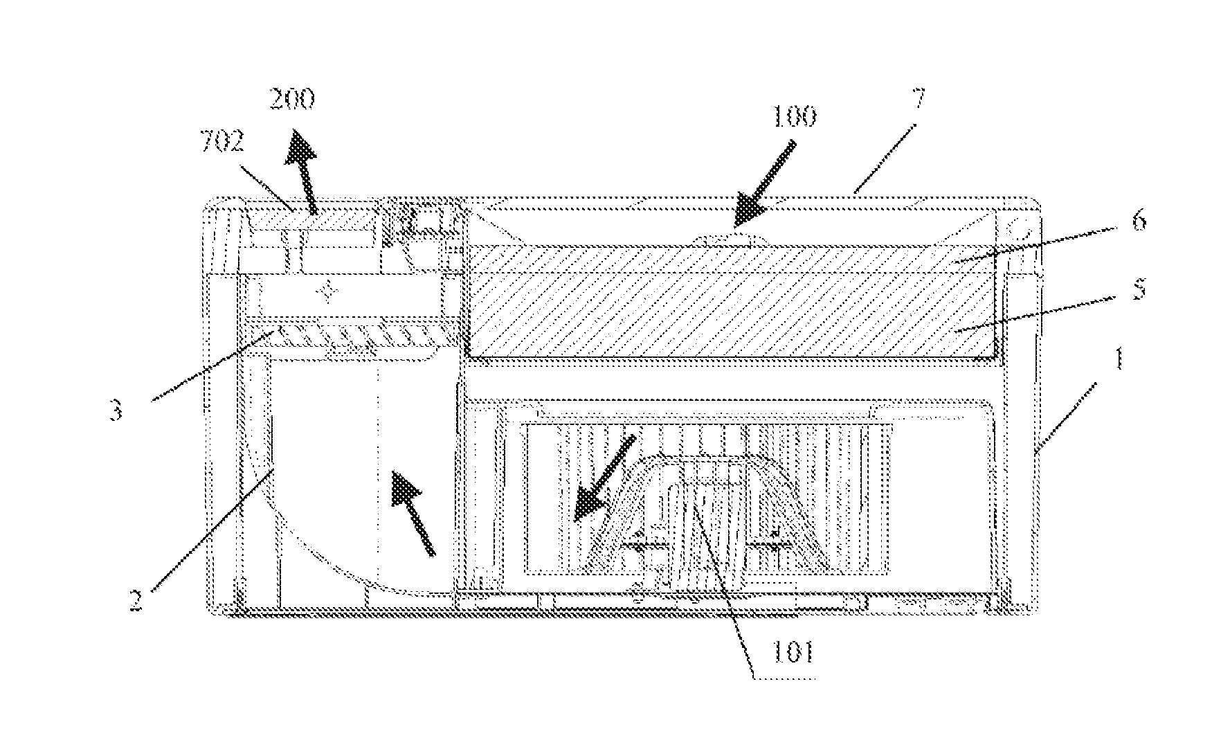 One type of wall-mounted air purifier