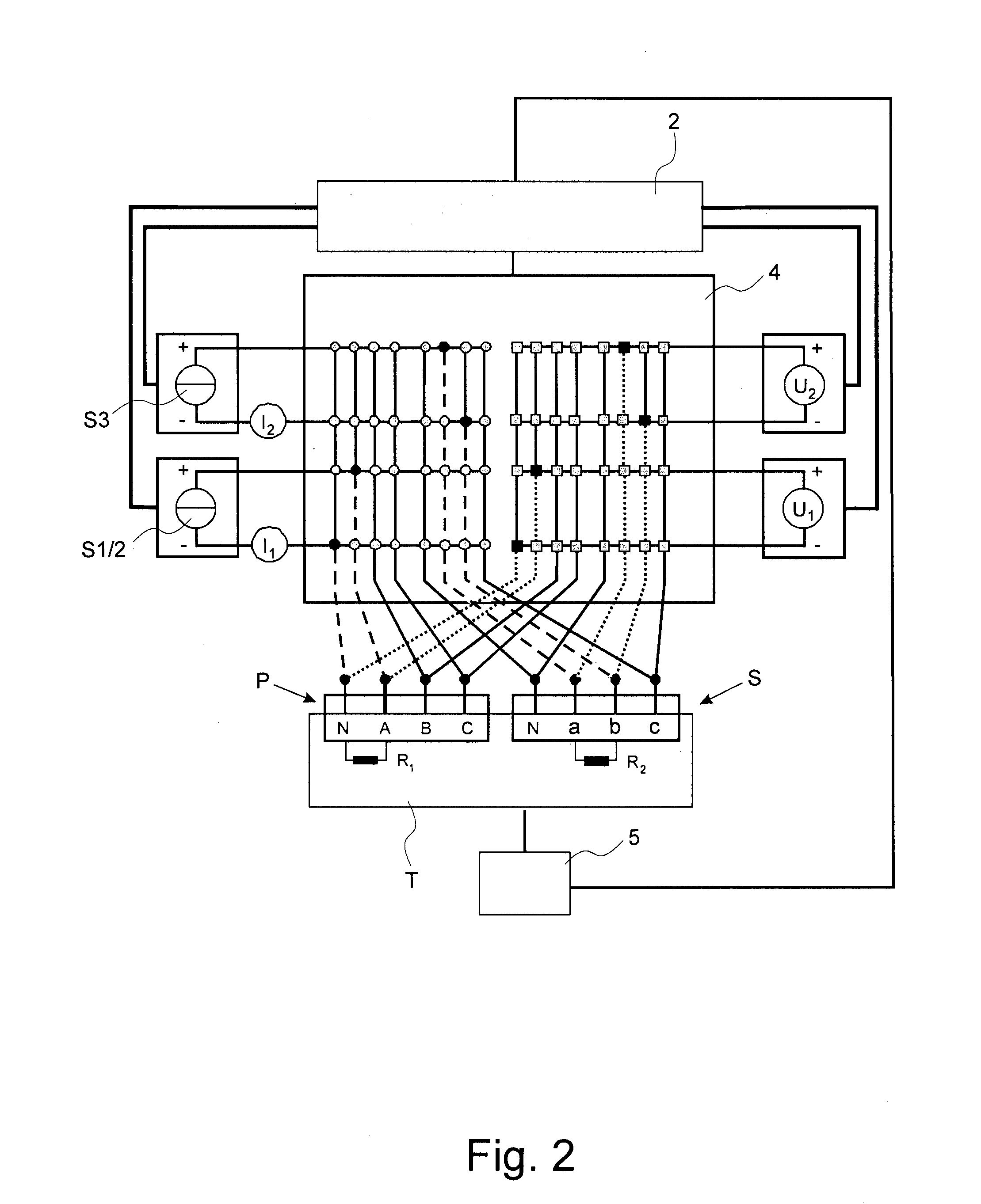 Apparatus and a method for testing winding resistances of transformers