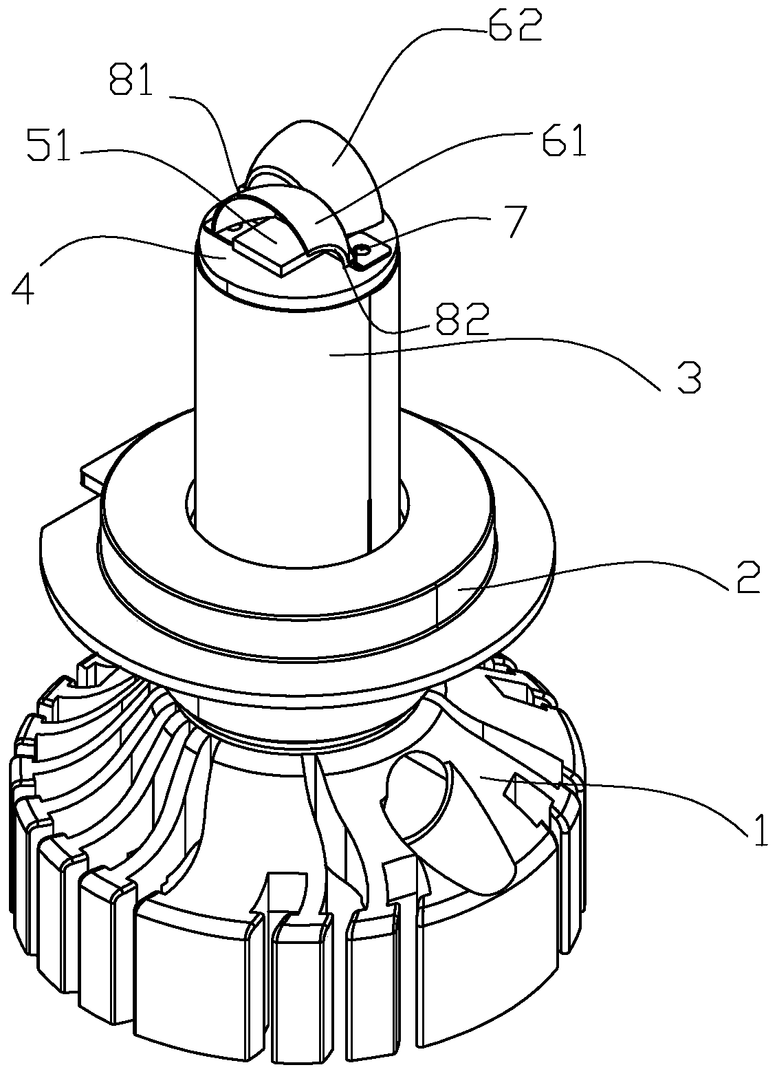 LED lamp for vehicle illumination and vehicle lamp assembly