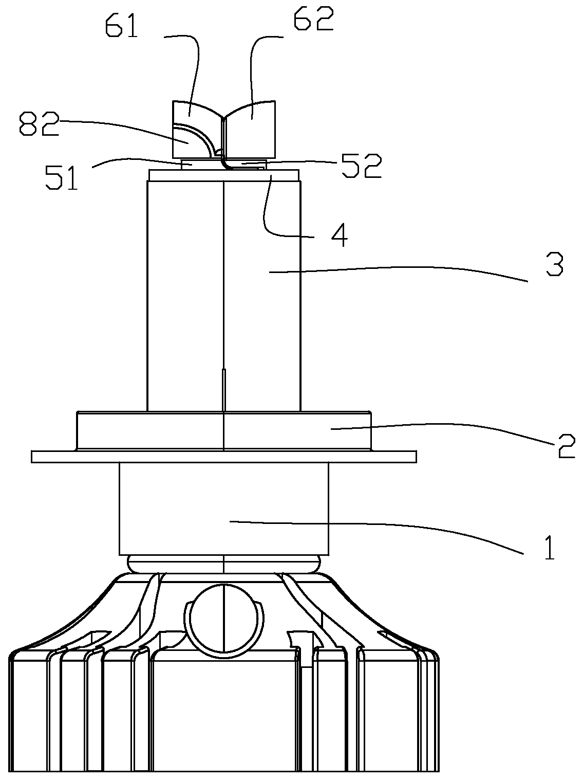 LED lamp for vehicle illumination and vehicle lamp assembly