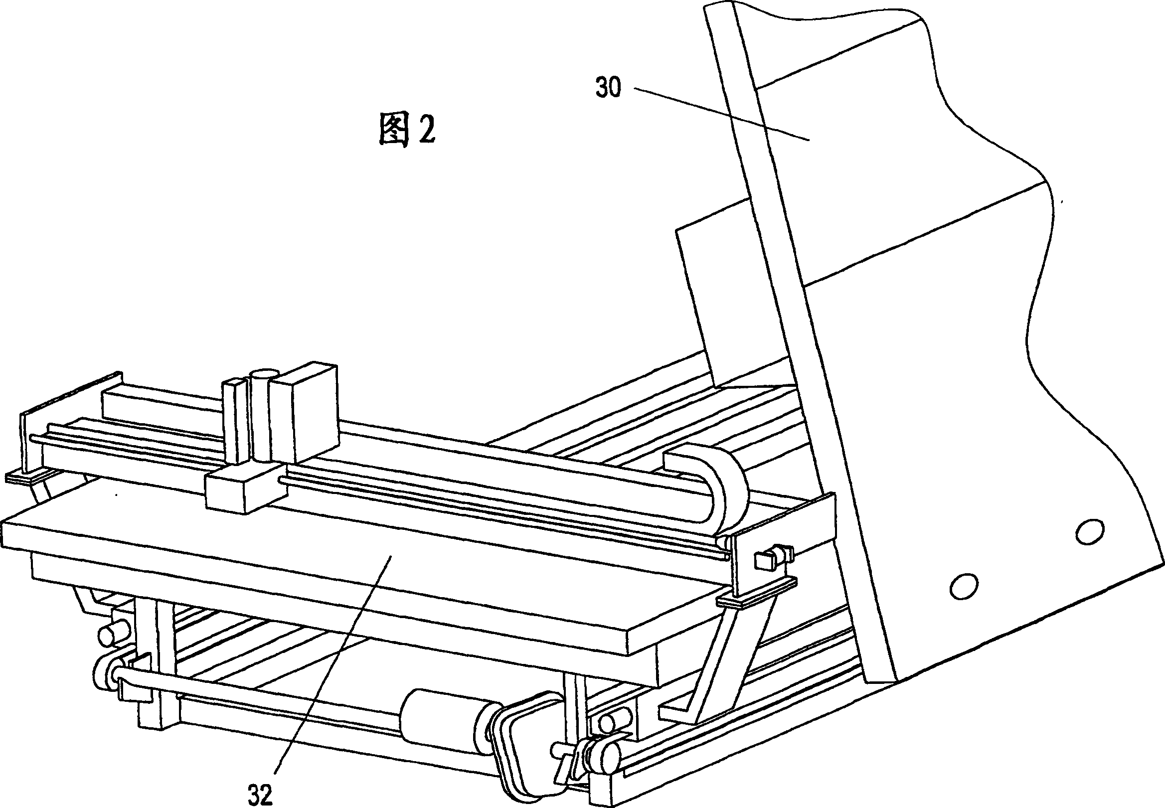 Glass cutting table