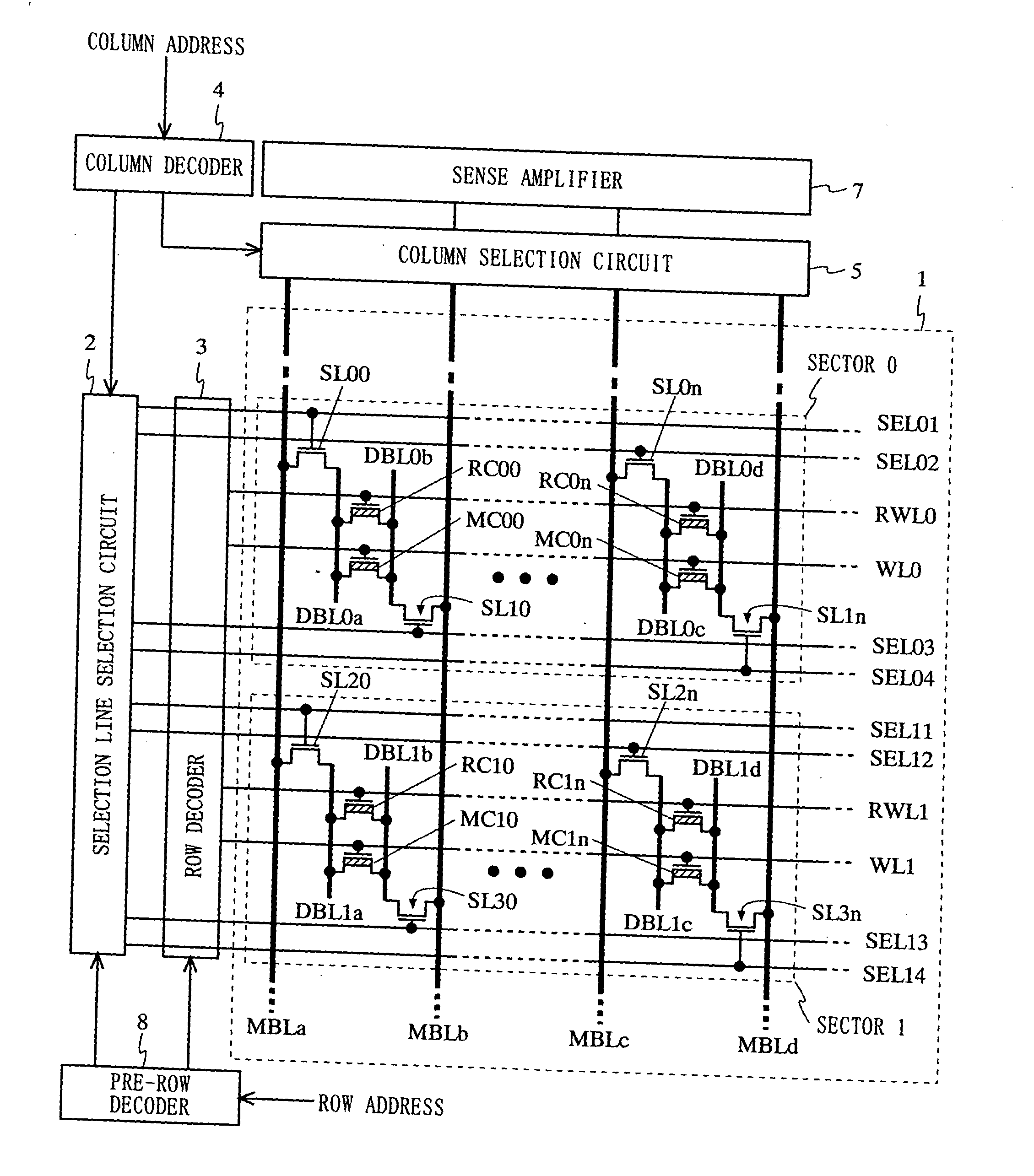 Non-volatile semiconductor memory device