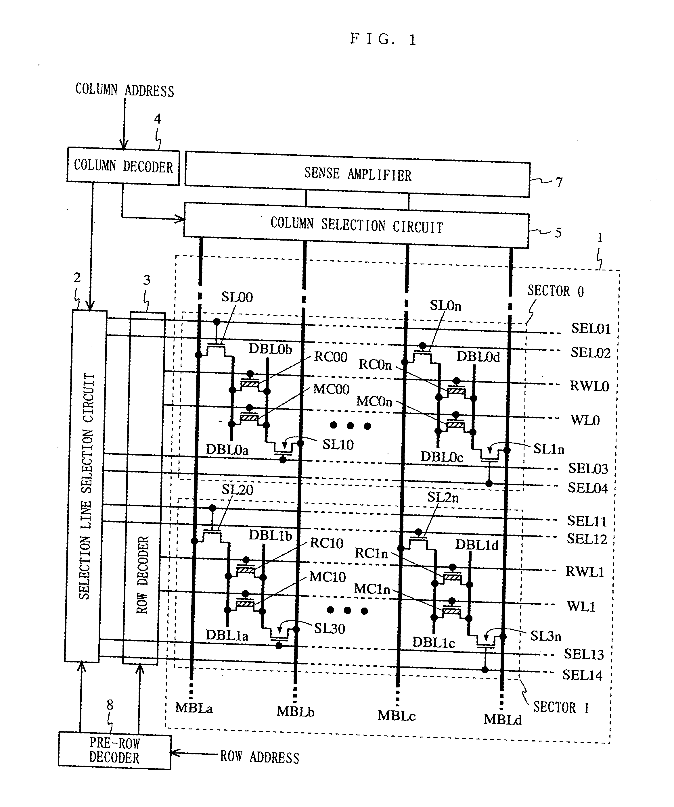 Non-volatile semiconductor memory device