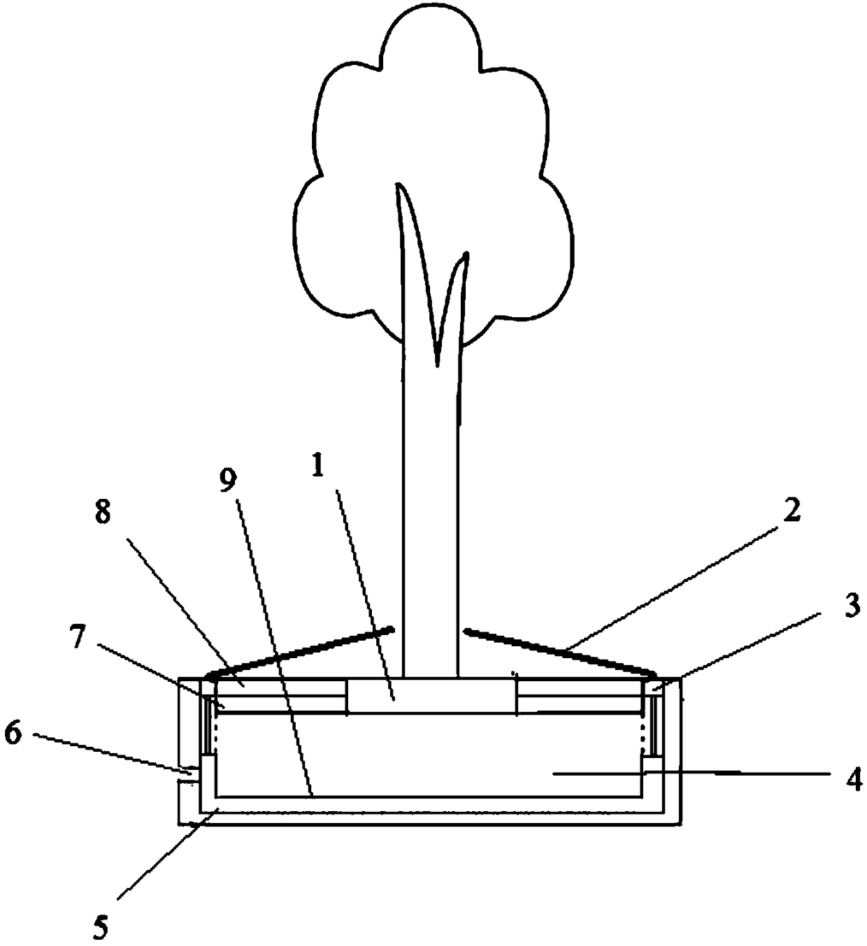 Multifunctional ecological tree pool module