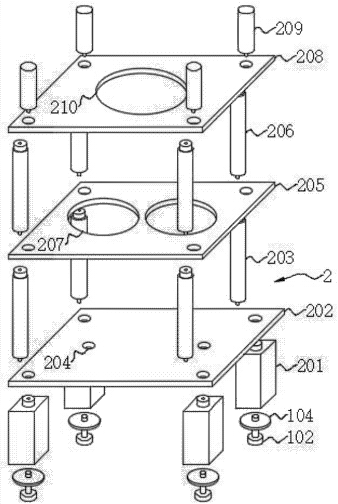 High-efficient detachable ice drip coffee pot