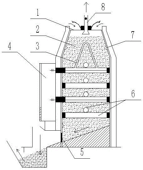 Carbonization kiln capable of heating rural domestic waste indirectly