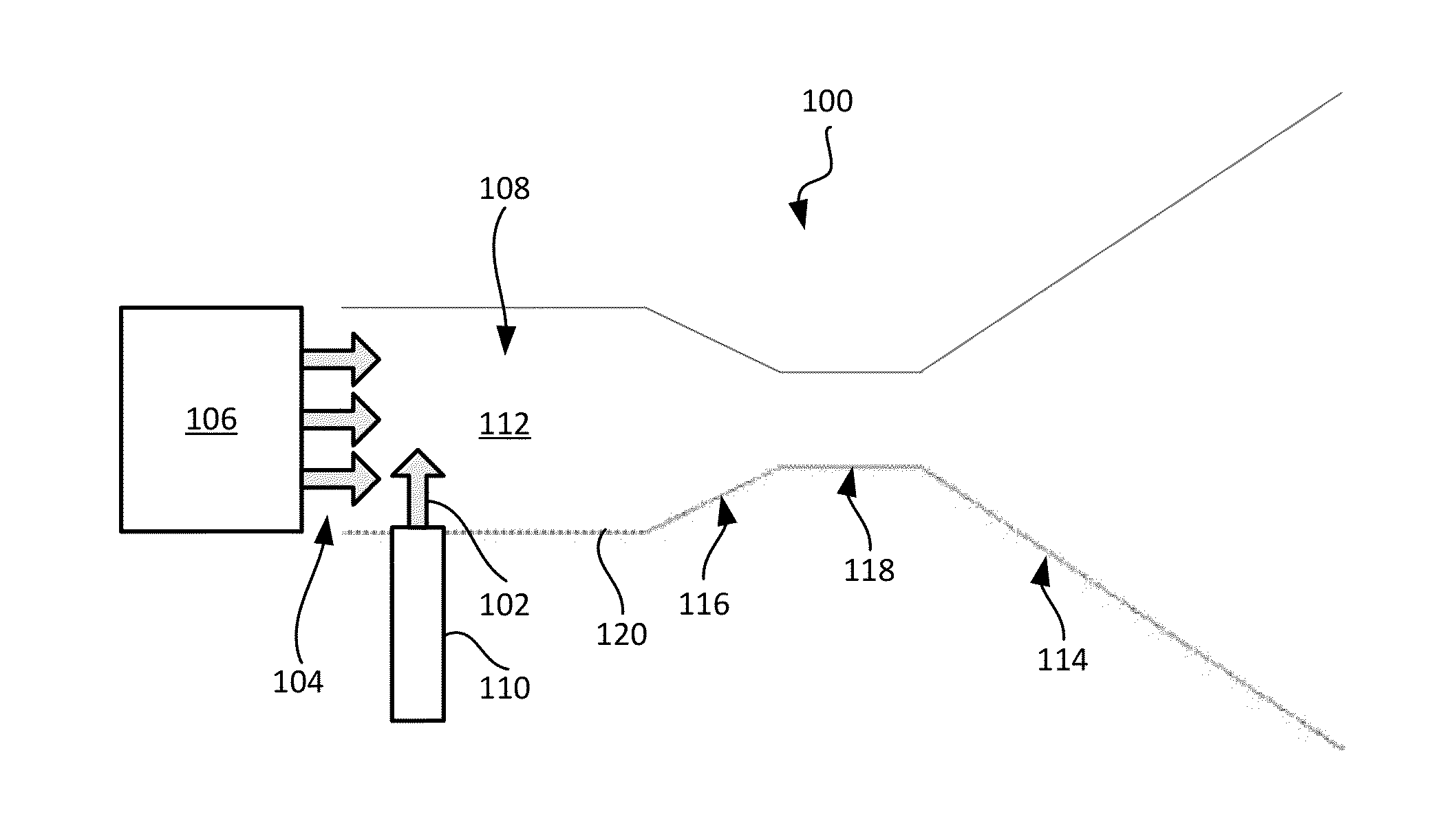 Reactants sprayed into plasma flow for rocket propulsion