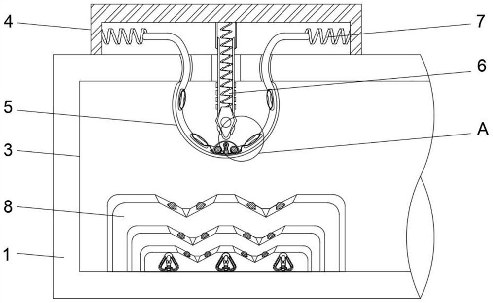 Logistics transportation tray stable in connection