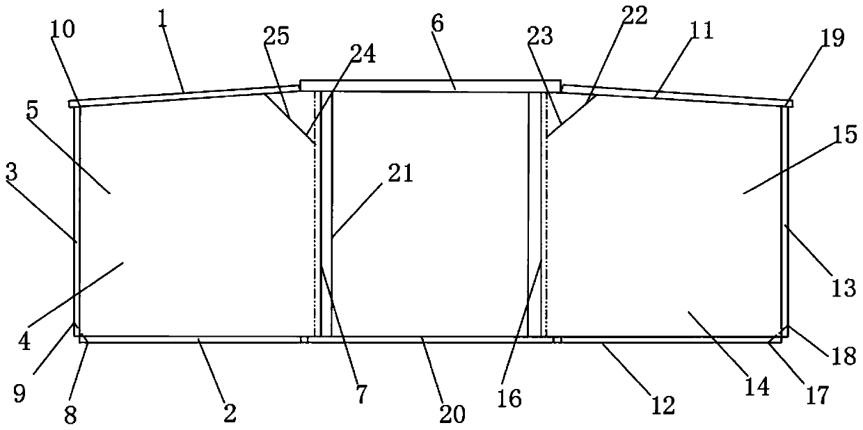 Pull-type multi-surface folding deformation recreational vehicle