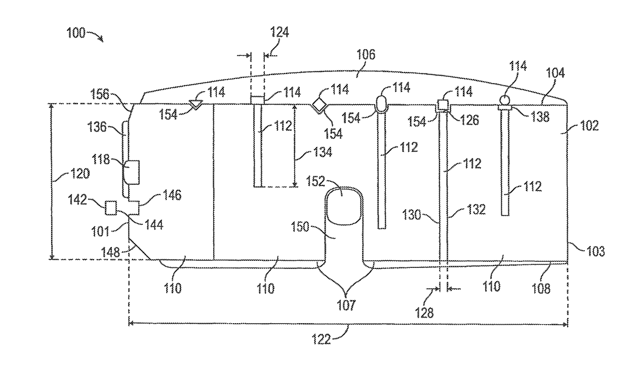 Expansion joint seal with surface load transfer, intumescent, and internal sensor