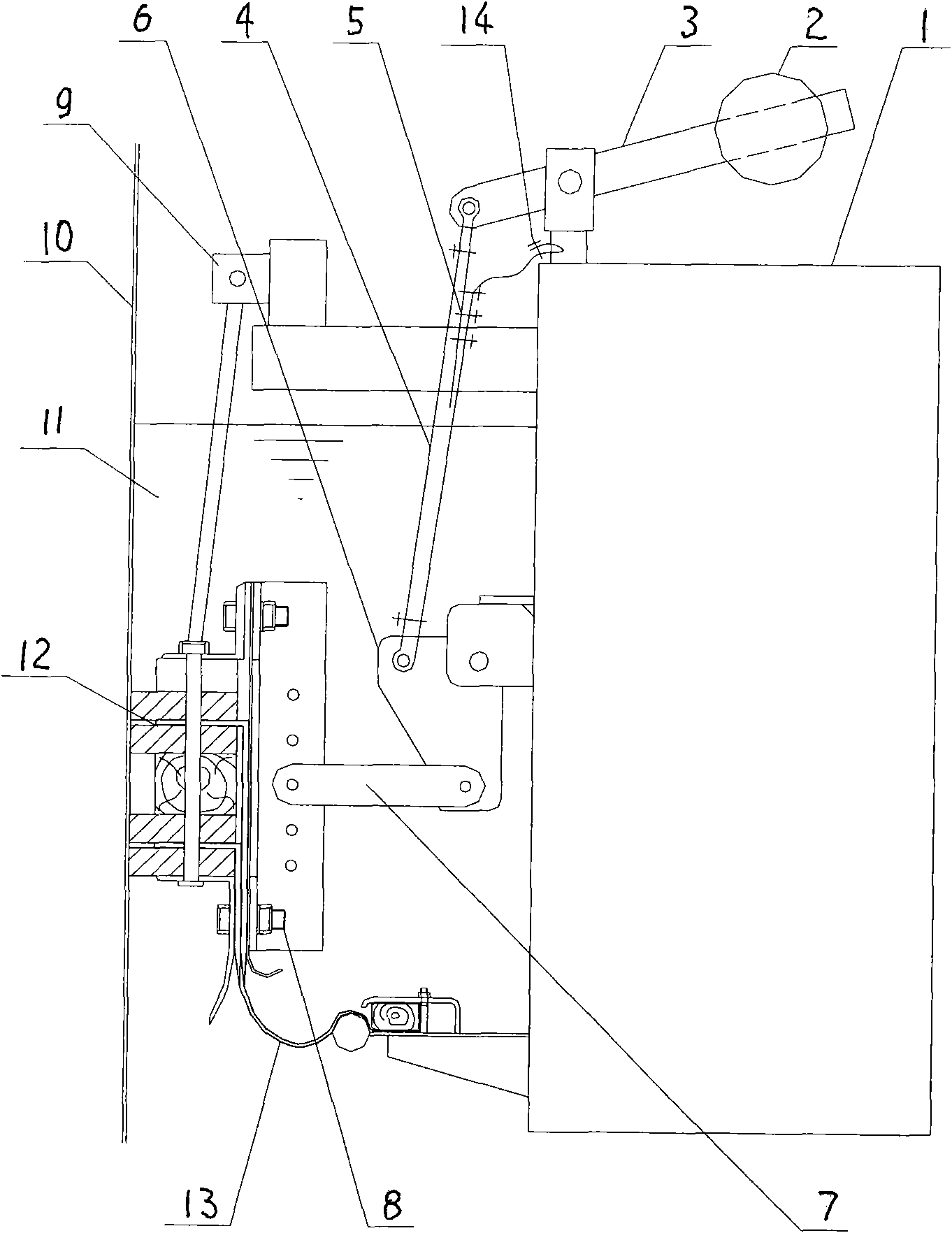 Boosting mechanism for sealing device of gas tank