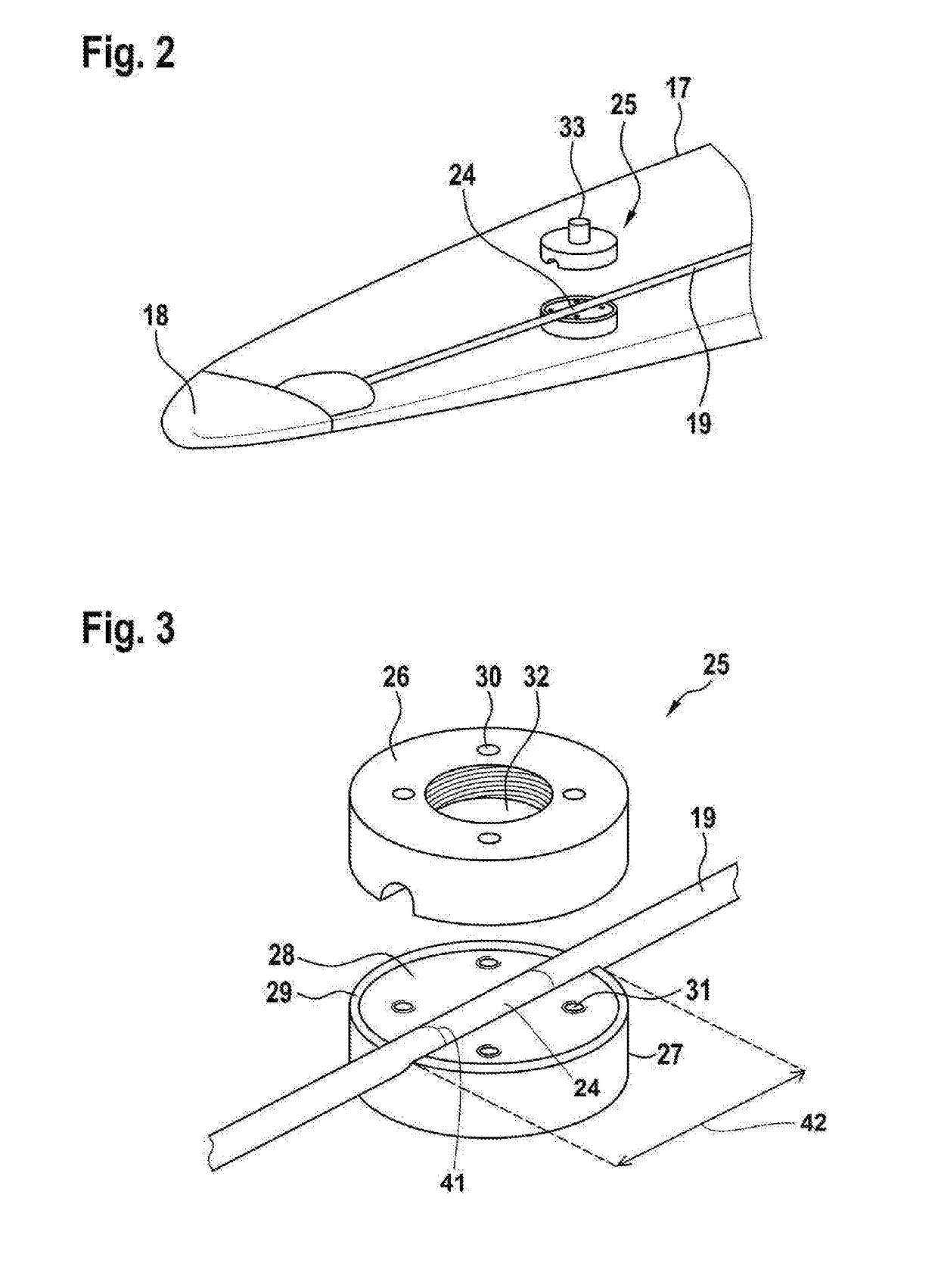 Rotor Blade of a Wind Turbine and Method for Retrofitting a Lightning Protection Device of a Rotor Blade