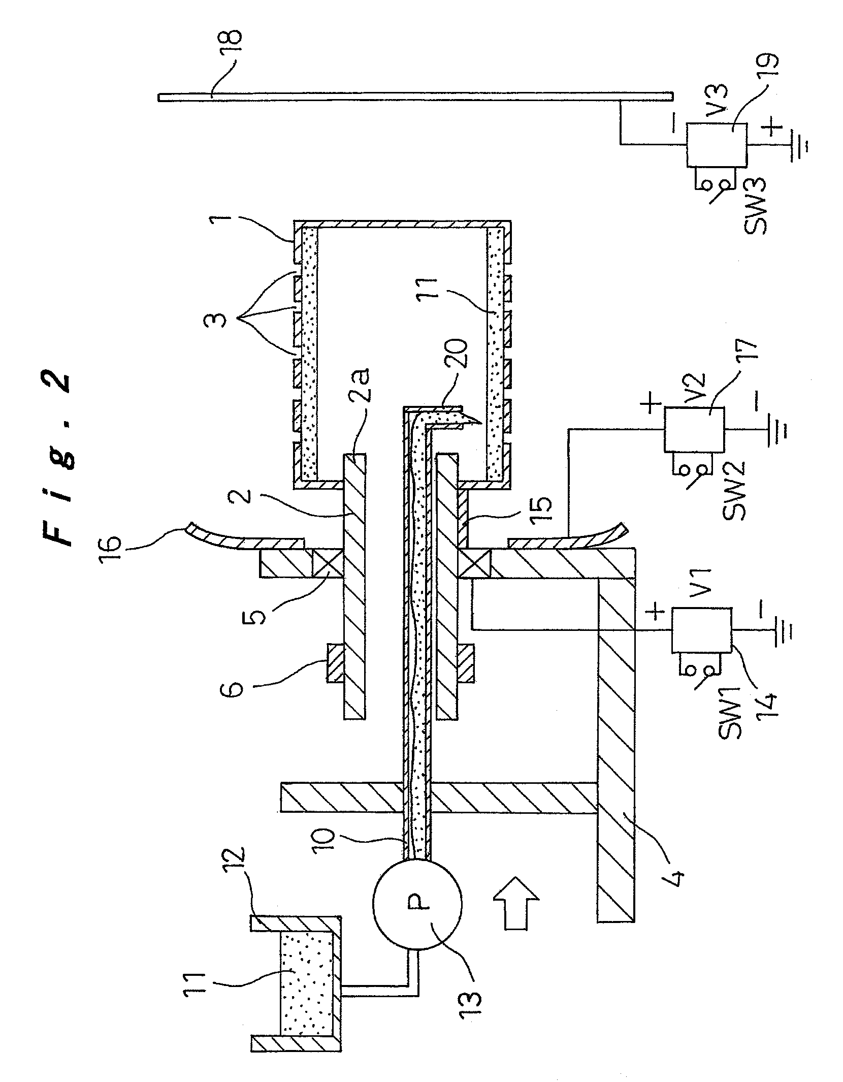 Method and apparatus for producing nanofibers and polymer web