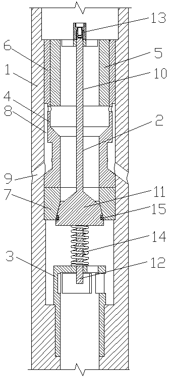 A self-grouting back pressure valve