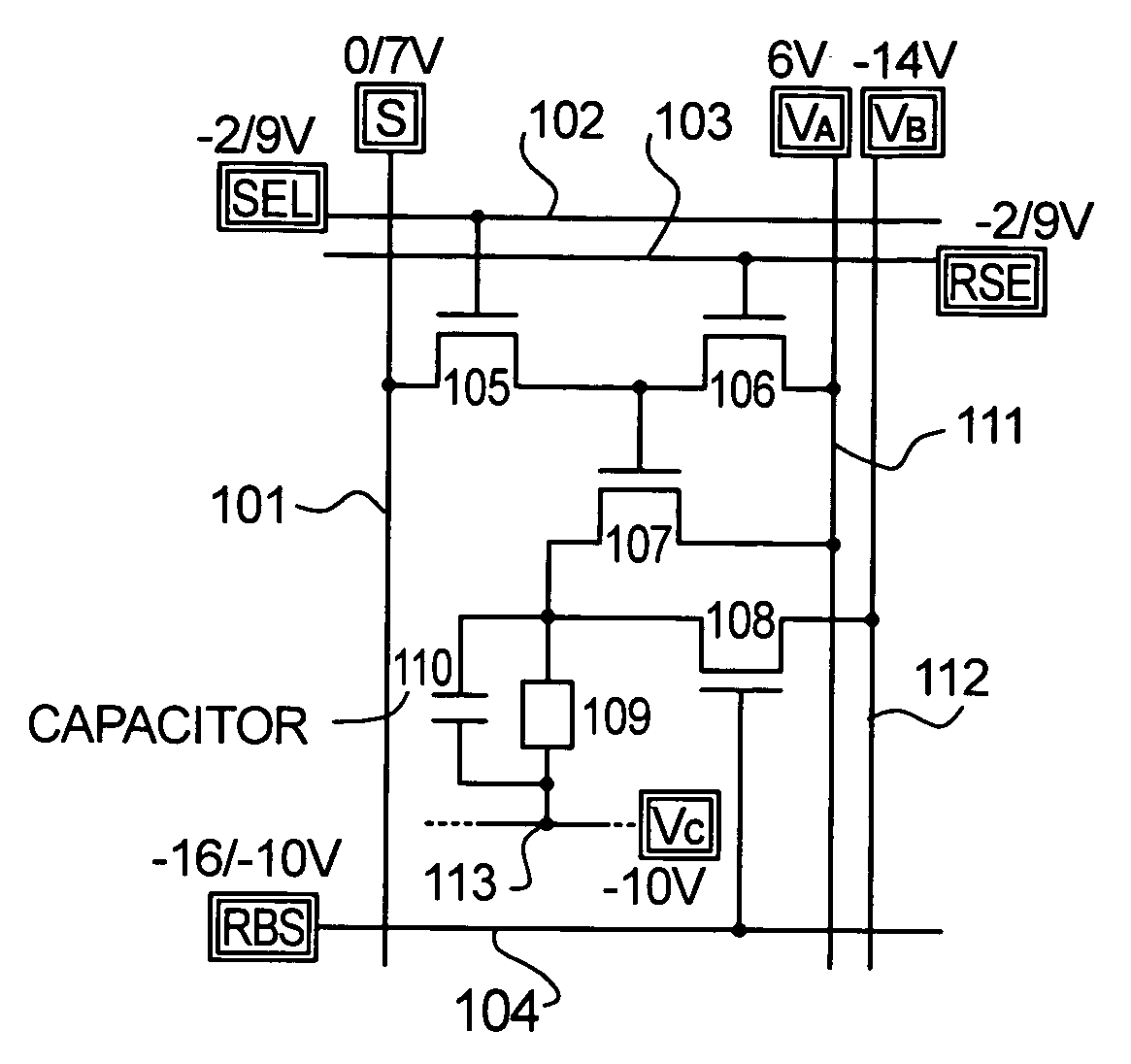 Light emitting device and method of driving the light emitting device