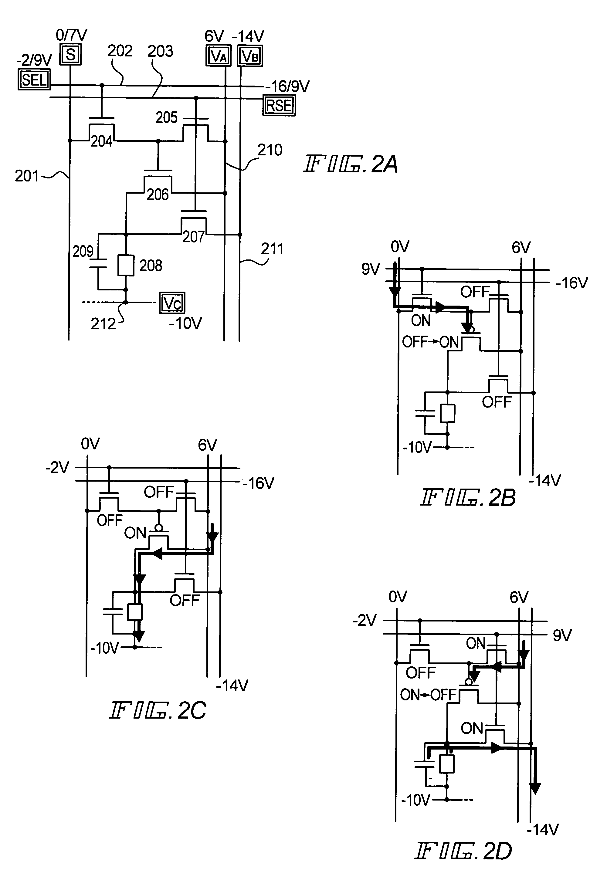 Light emitting device and method of driving the light emitting device