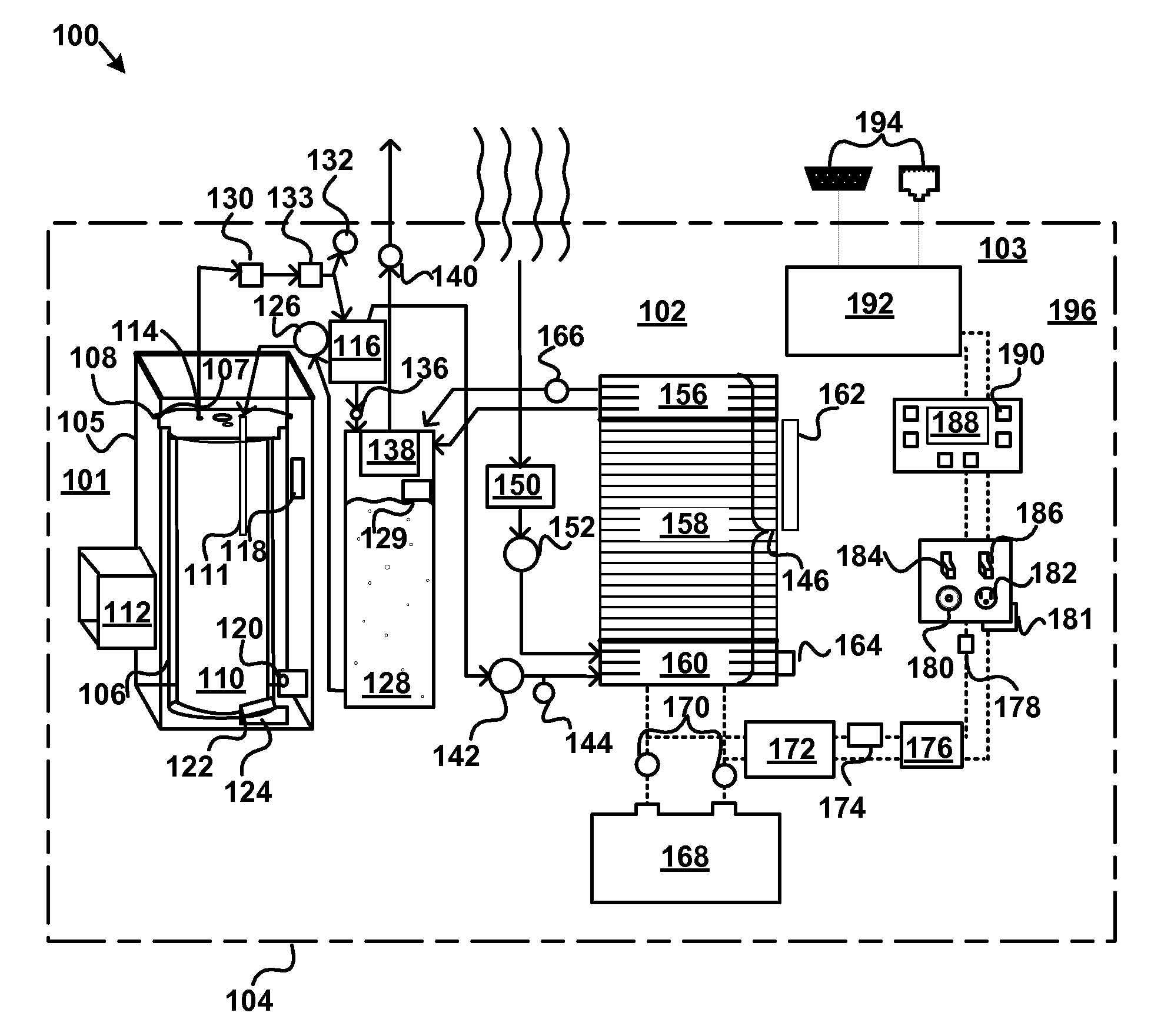 Apparatus, system, and method for processing hydrogen gas