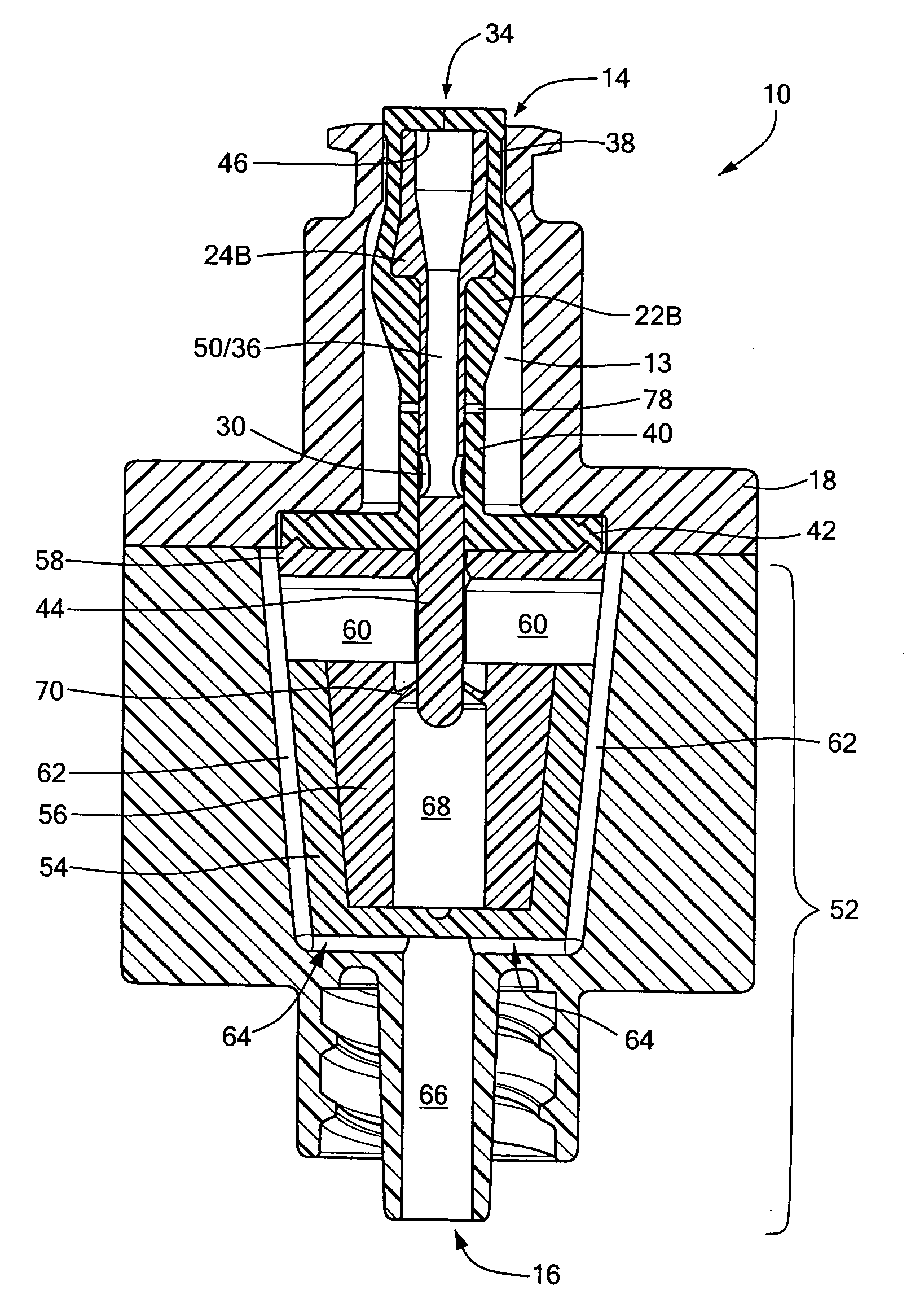 Anti-drawback medical valve