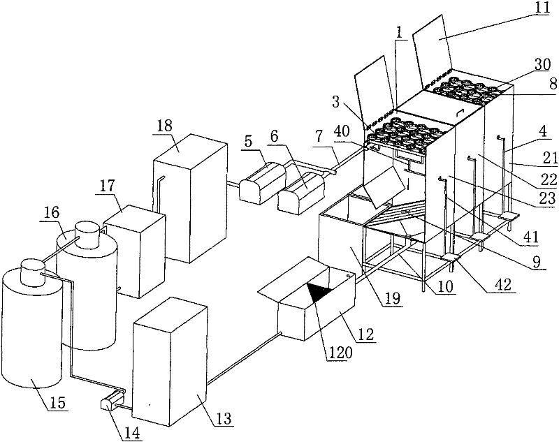 Multi-box pulse-type high-pressure circulating cleaner