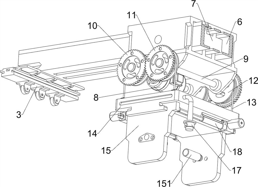 Unmanned automatic steel coil suspension carrying protection type crane