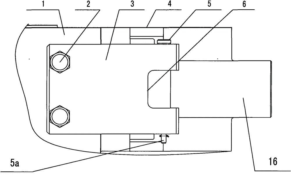 Connecting device between side gate and shell of ram blowout preventer