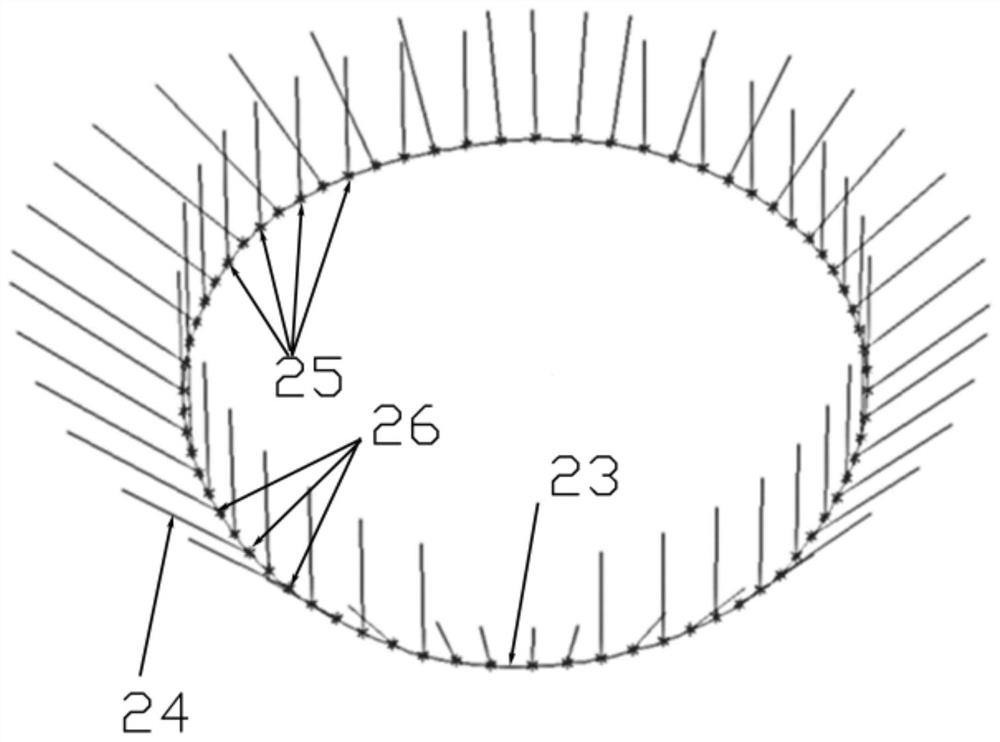 An integrated construction method and equipment for a cable-supported grid structure cable system traction and tension