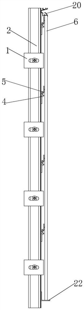 Combined vertical hanging and dry hanging system