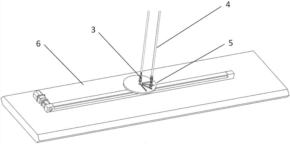 Experiment device for simulating power response of vertical pipe array under action of uniform flow