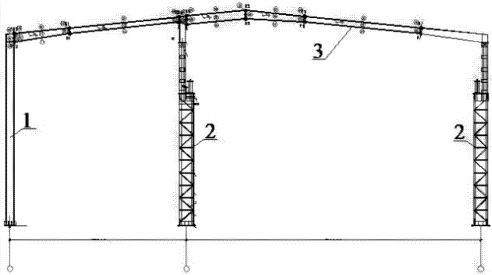 Fully enclosed construction enclosure and arranging method thereof