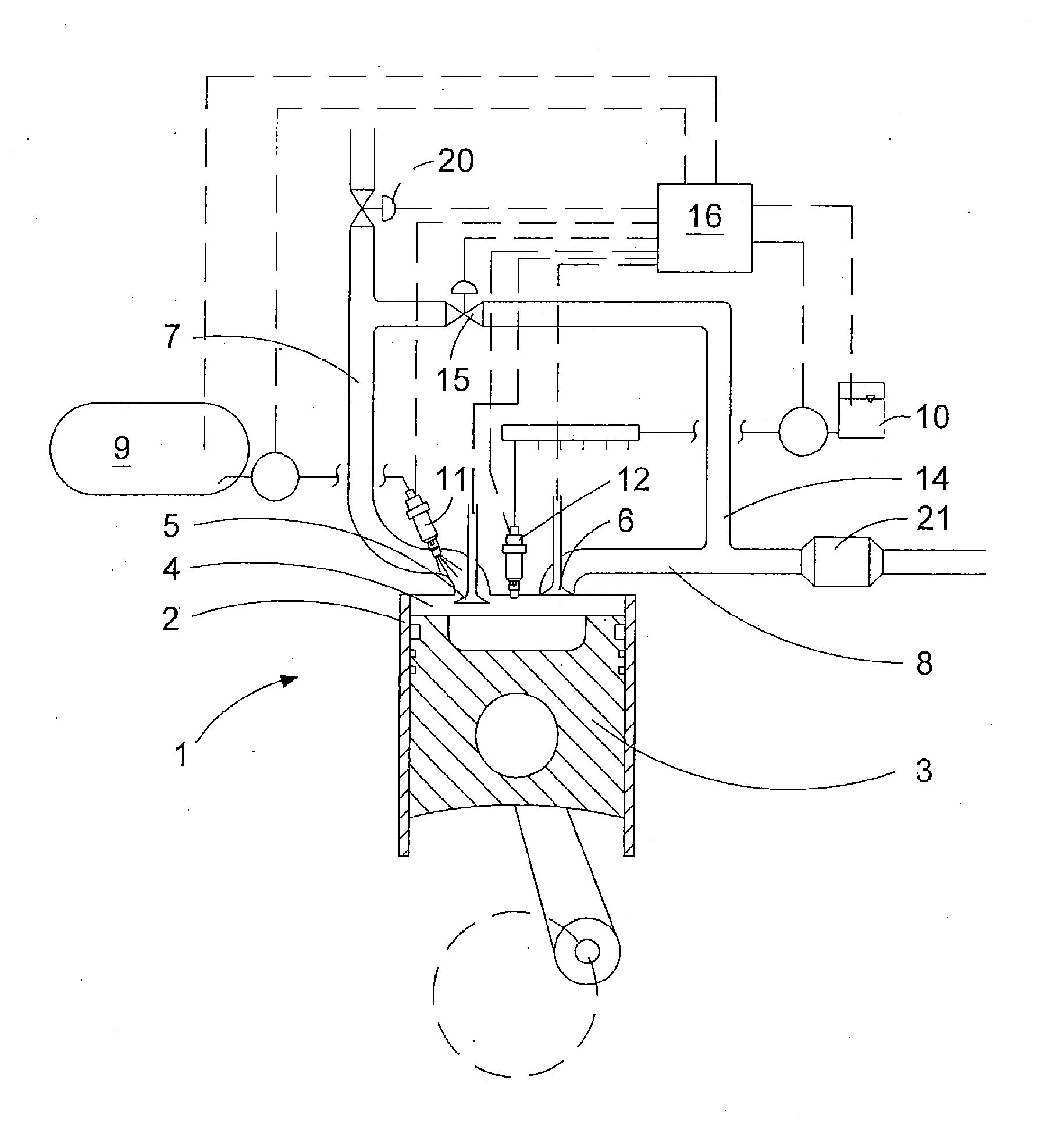 Gaseous-Fuelled Stoichiometric Compression Ignition Internal Combustion Engine