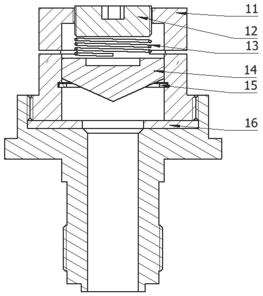 Pressure type water curtain sprayer capable of automatically adjusting flow