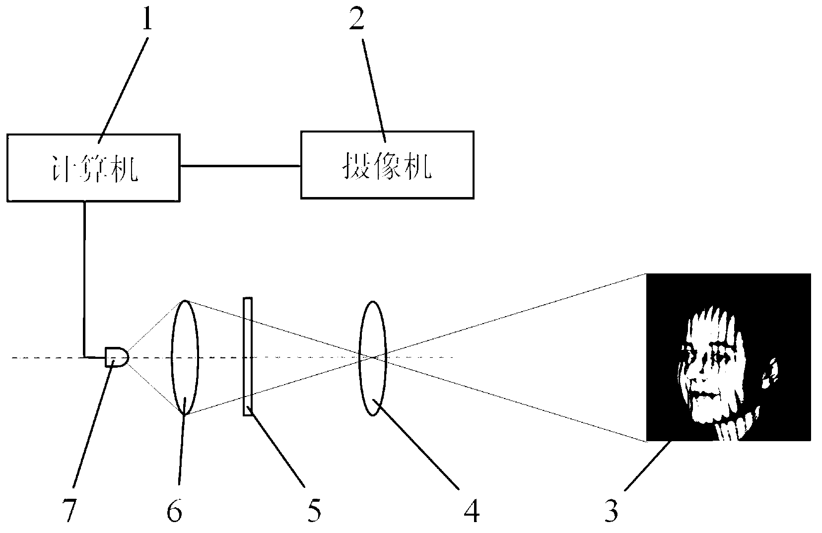 Vivo face identification device for face recognition system