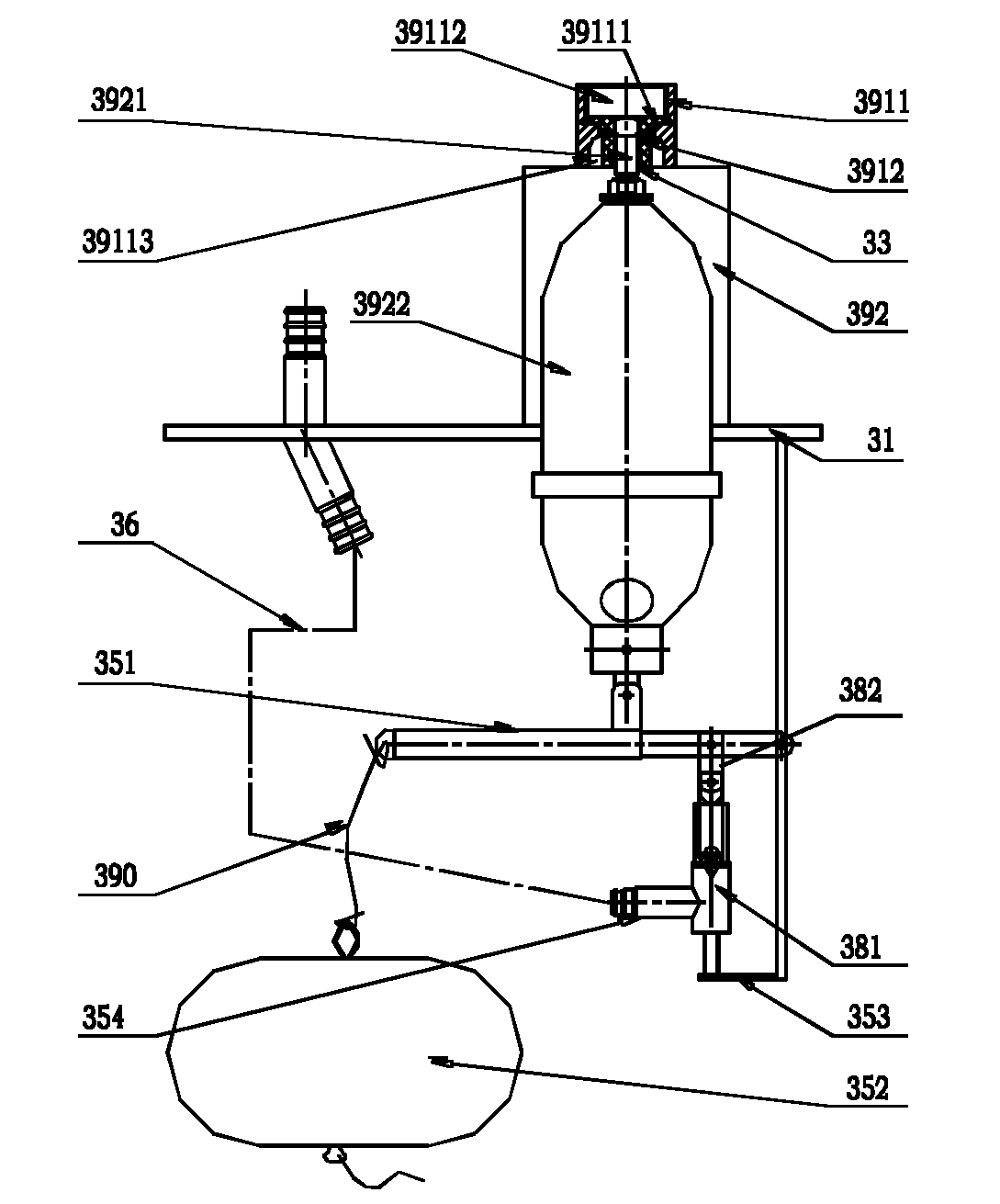 Pneumatic pumping energy storage system and potential energy generation system