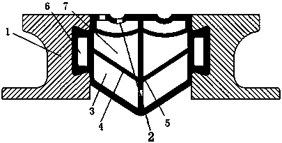 Maintenance-free bridge expansion device with dust and residue preventing function and water stop