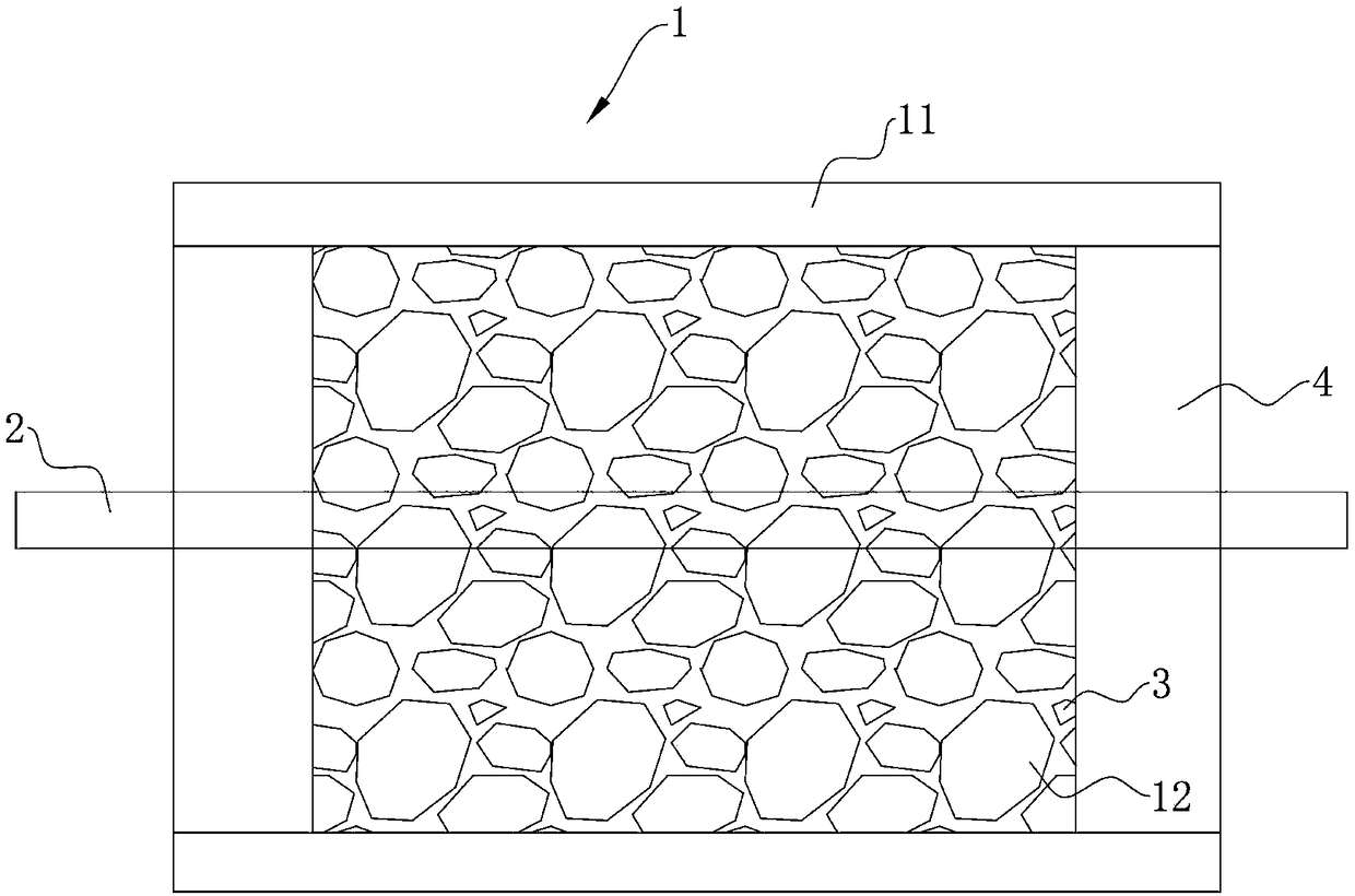 Absorption type grounding body