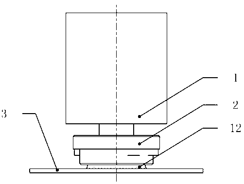 Hermetic sealing and gas-liquid separation and recovery device for immersed photoetching machine