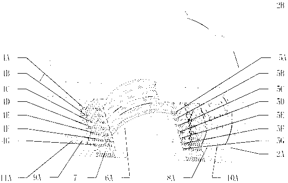 Hermetic sealing and gas-liquid separation and recovery device for immersed photoetching machine