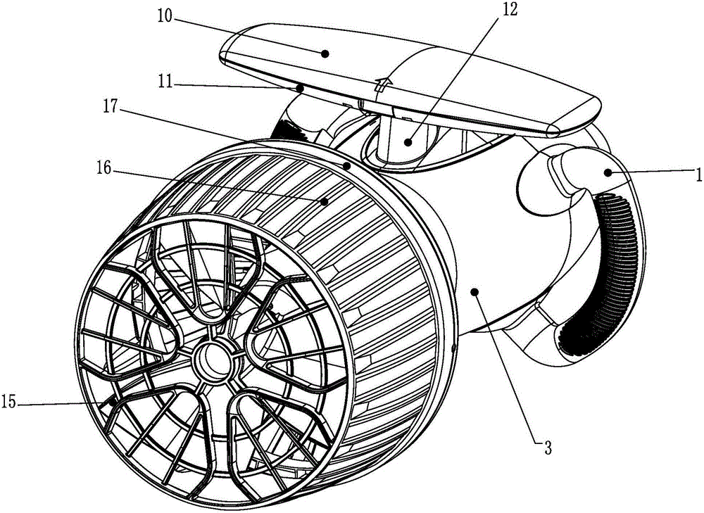 Intelligent underwater propulsion robot