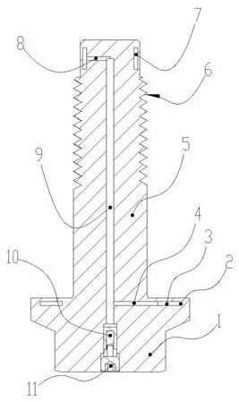 Hydraulic expansion locking bolt