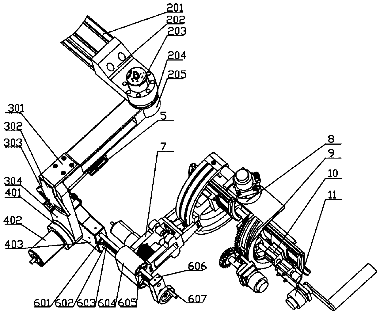 Reconfigurable exoskeleton upper limb rehabilitation robot for different body types