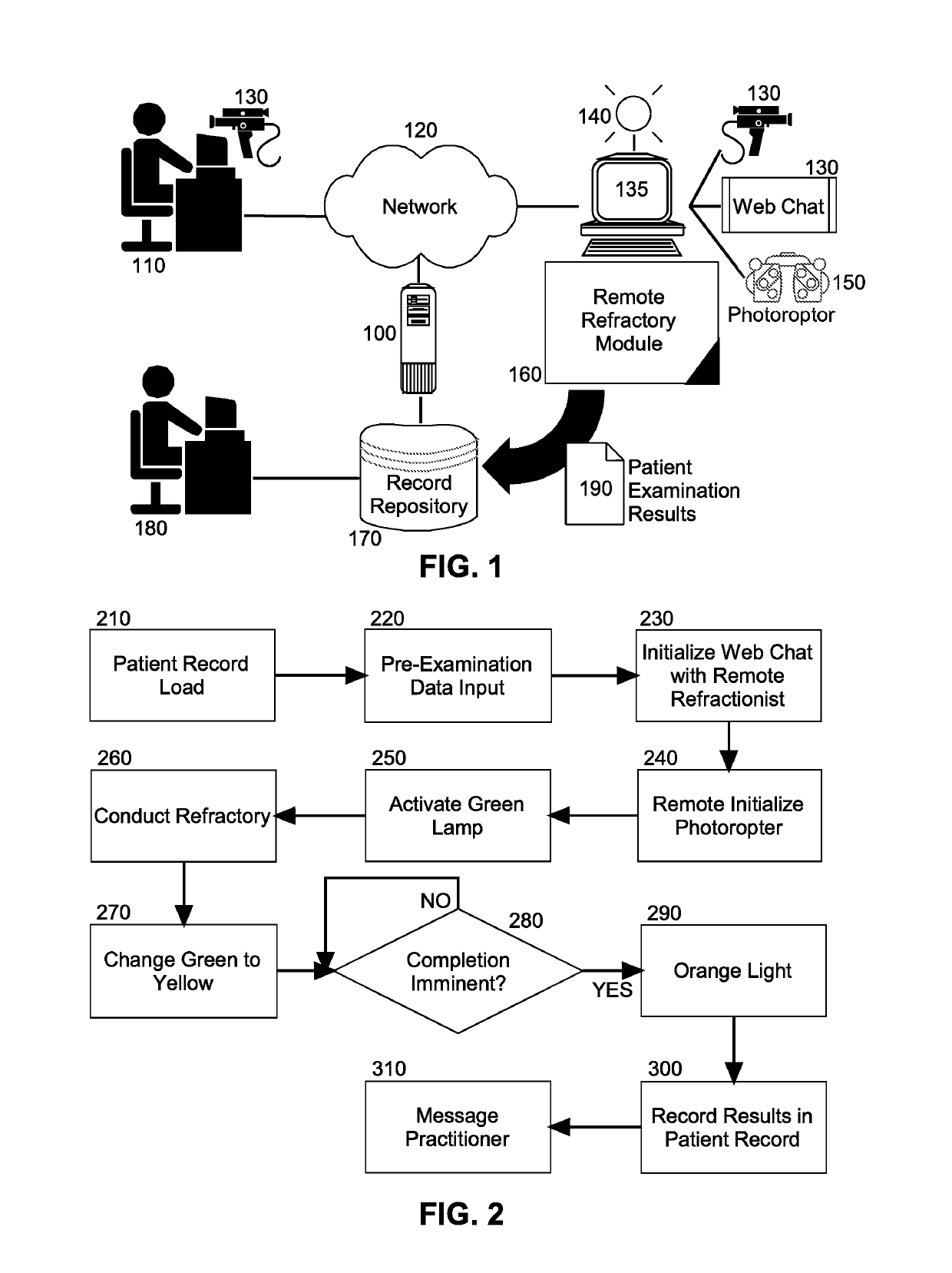 Remote eye examination system