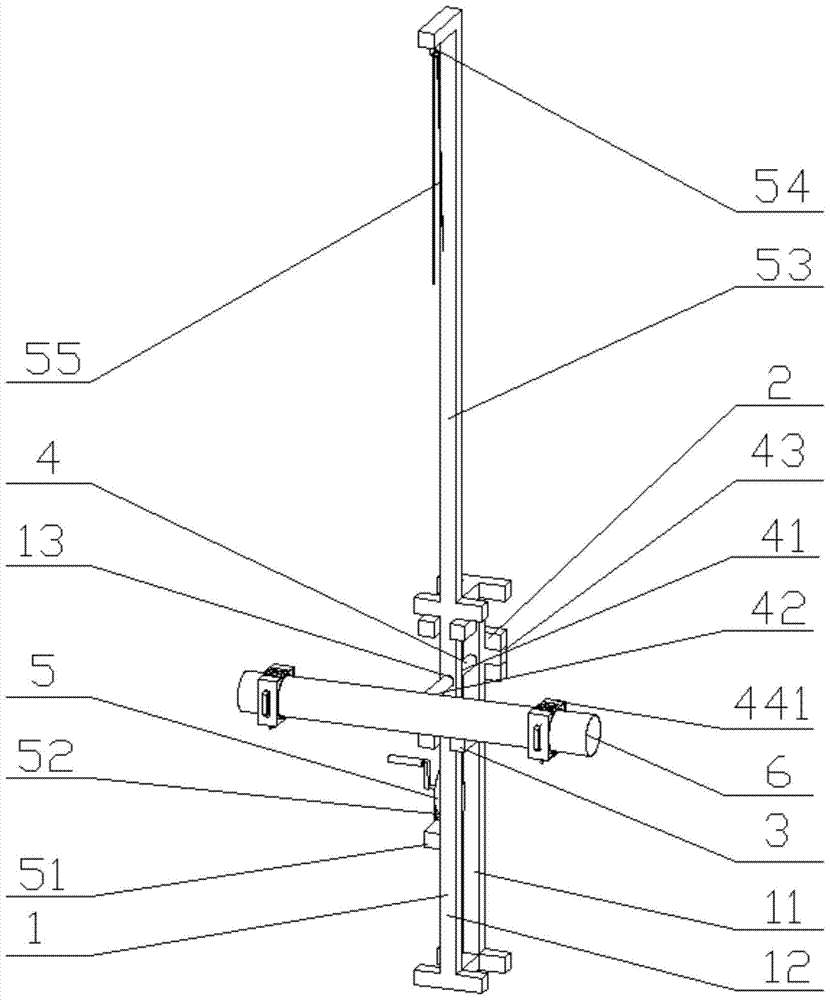 A two-degree-of-freedom columnar ultrafiltration membrane pouring platform and its application method