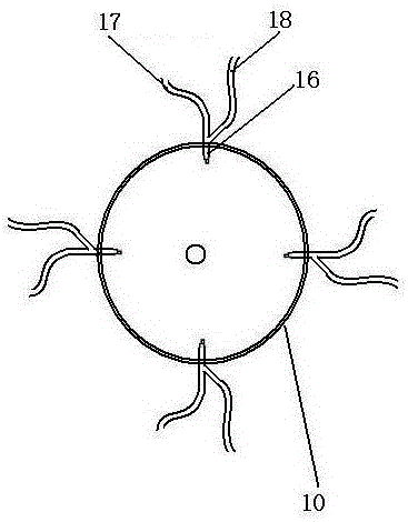 Sand blasting derusting and online heat treatment method for reinforcing steel bar